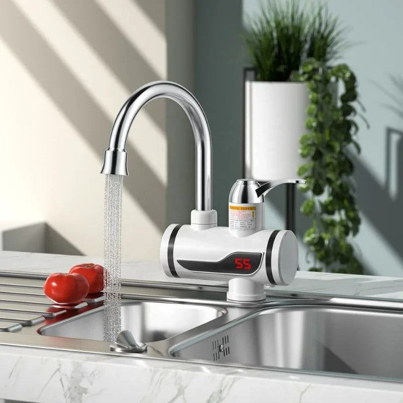 Electric Instant Heating Tap | Hot Cold Mixer | Faucet 360 Degree Rotation
