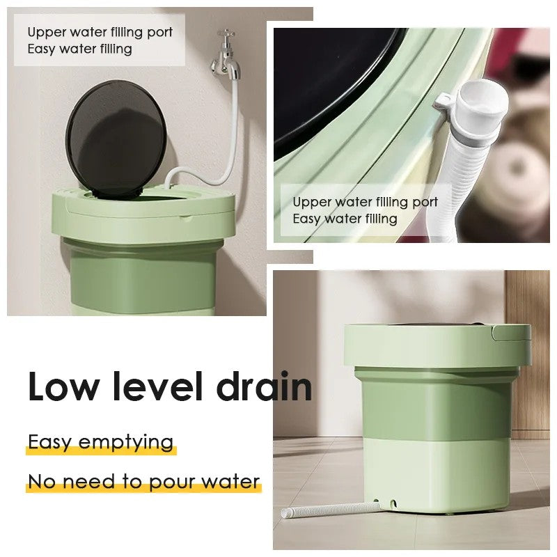 Folding Portable Mini Washing Machine | 11 Litre Huge Capacity